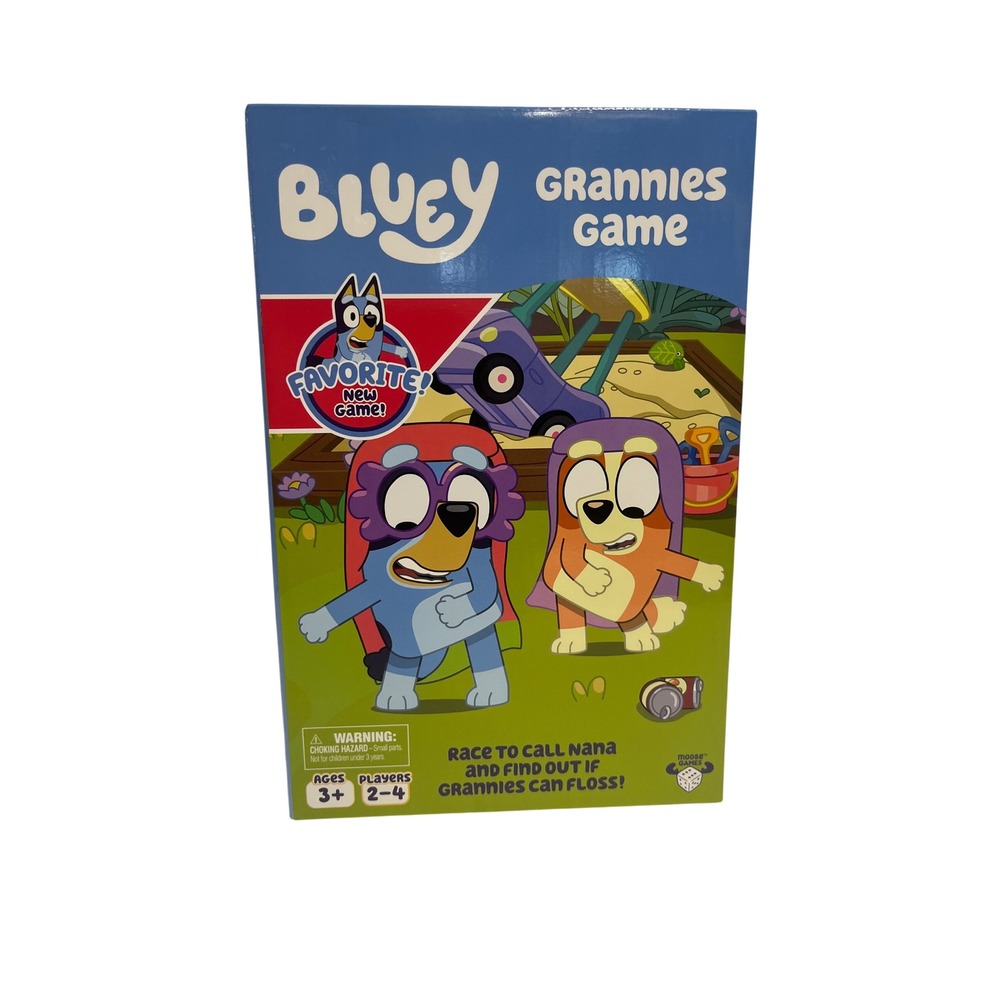 Bluey Grannies Game Race to Call Nana and Find Out If Grannies‎ Can Floss Ages 3